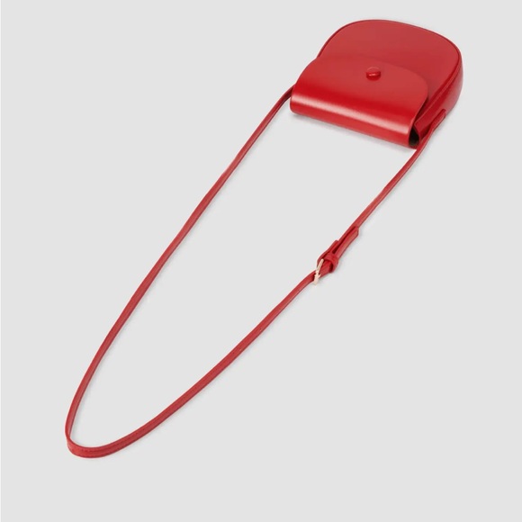 NWT Cider Classic Mini, Red, Crossbody, Faux Leather, Adjust Strap, Bag, Purse - Picture 6 of 16